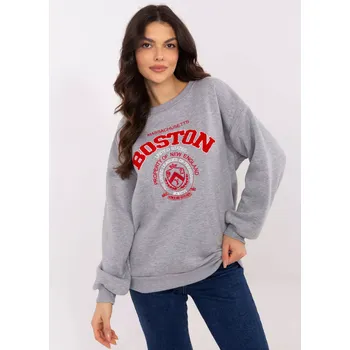 Dámská mikina Mikina EM BL 617 15.51P světle šedá jedna velikost