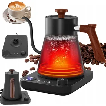 Rychlovarná konvice Multifunkční Chytrá Rychlovarná Konvice Černá s 8 Bezpečnostními Prvky