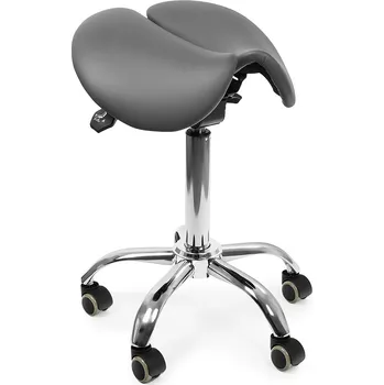 Barová židle Barová Židle Spacetronik , odstíny šedé, 59 cm, umělá kůže