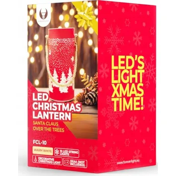 Svícen Sklo lucerna Forever Light 20 cm