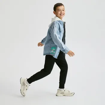 Reserved - Bavlněné jogger kalhoty - černý - 403HK-99X - 403HK-99X-152