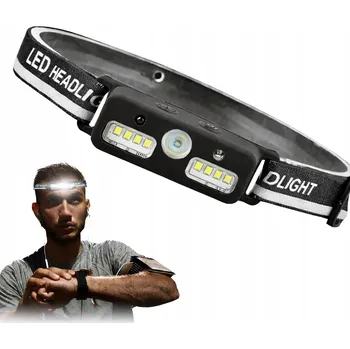 LATARKA CZOŁOWA Čelová svítilna LED s pohybovým senzorem