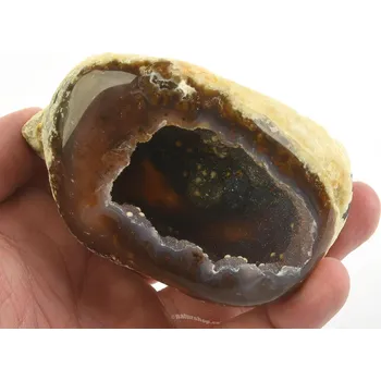 Přírodní kámen Geoda achát z Brazílie 235g