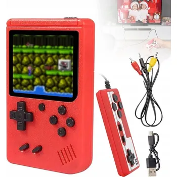 Herní konzole Retro konzole s 800 klasickými hrami, 3palcový displej, AV výstup pro 2 hráče, dlouhá výdrž