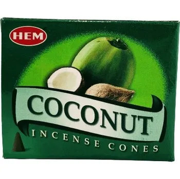 Čajovna Vonné tyčinky HEM kuželovité kužely Coconut kokos HIT
