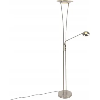 Stojací lampa Stojací lampa QAZQA Ibiza s integrovaným LED zdrojem 23 W, šedá