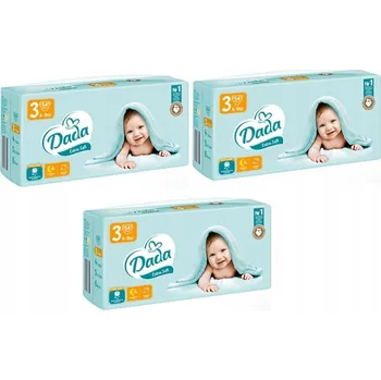 jednorázová plena Na jedno použití pleny Dada Extra Soft 3 4-9 kg 162 ks