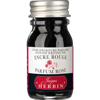 Voňavý inkoust Jacques Herbin 10 ml Červený - Růže