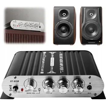 Hi-Fi Zesilovač ZESILOVAČ 80W HIFI STEREO PRO REPRODUKTORY RÁDIO