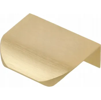 Nábytkové kování Úchytka LOFT HEXA GTV NÁBYTKOVÁ ÚCHYTKA 50/32 MM, kartáčovaná zlatá