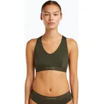 Termo podprsenka icebreaker Merino 125 Cool-Lite Sprite Racerback dark loden