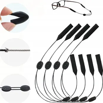 Sluneční brýle ŠŇŮRKA / ŘETÍZEK NA BRÝLE - SADA 4 KS - NASTAVITELNÁ, LEHKÁ