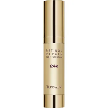 Péče o oční okolí TERRAZEN - RETINOL REPAIR GOLD EYE CREAM - Protivráskový oční krém s multi-retinolem, 24k zlatem a peptidy ml