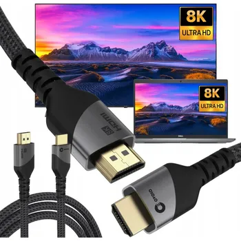 Video kabel Kabel HDMI OVOLO eARC Dolby Atmos DTS X HDR10+ 4K 120Hz Odolný HDMI - HDMI 3 m