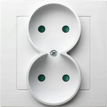 Elektrická zásuvka Elektrická Zásuvka Ospel bílá