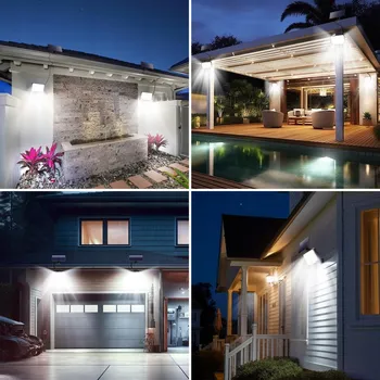 Venkovní osvětlení NIPIFY Solární Venkovní LED Svítidla 310 IP65 Senzor Pohybu 3 Režimy