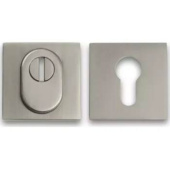 Dveřní kování Rozeta vnitřní čtvercová C401 nikl