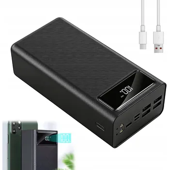 Powerbanka POWER BANK 50000mAh Rychlé nabíjení USB-C USB SILNÝ QC PD S BATERKOU