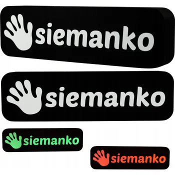 Lampička LED Lampa Siemanko Hejka Hej Logo Tlapka RGB Dálkový Ovladač