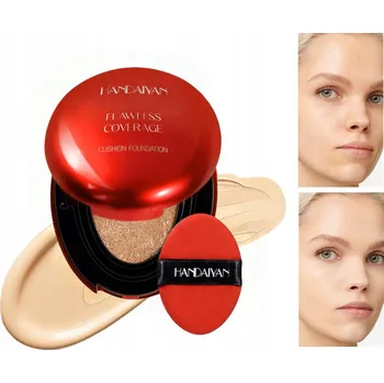 Make-up Tekutý Podkladová Báze s Houbičkou na obličej, krémový cushion, dlouhotrvající, krycí, efekt "glass skin" 01