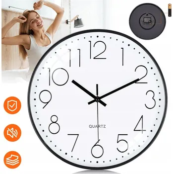 Hodiny Nástěnné hodiny Bedee bílé 30 cm