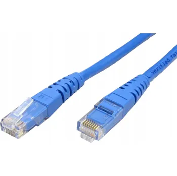 Síťový kabel Patchcord Roline U/UTP 6 RJ45 / RJ45 0,3 m modrý