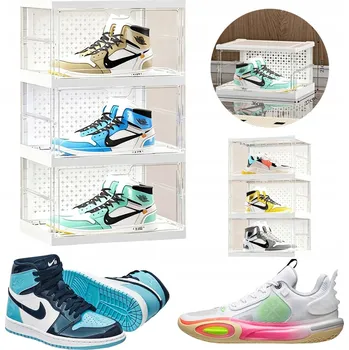 Botník Botník s policemi Bedee 27 x 59,5 x 36 cm průhledný