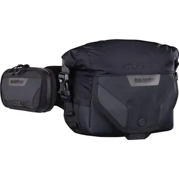 Outdoorové zavazadlo Ledvinka s pouzdrem na telefon Atlas W-3 Advanced černá Oxf