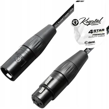 Audio kabel ADAM HALL K4KMMF MIKROFONNÍ KABEL XLR - XLR 2.5m