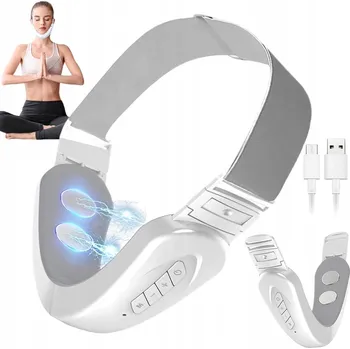 Masážní přístroj Masážní Přístroj na obličej s mikroproudem EMS, 6 režimů provozu s nastavitelným páskem