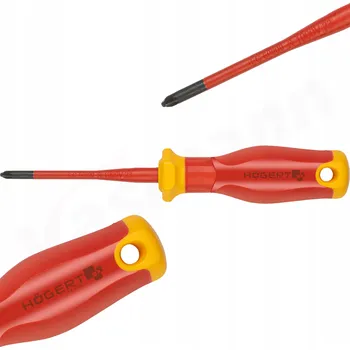 Šroubovák ŠROUBOVÁK PLOCHÝ/KŘÍŽOVÝ HOEGERT TECHNIK PZ1/SL5 80 mm 1000V SLIM S2