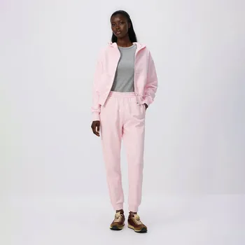 Dámské kalhoty Reserved - Teplákové kalhoty se stahováním - pastelově růžová - 019HT-03X - 019HT-03X-XL