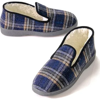 Pánské žabky Pohodlné pánské bačkory námořnická modrá 45