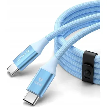 Datový kabel Kabel Orico USB typ C - USB typ C 1 m modrý