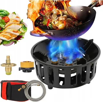 Turistický vařič MINI TURISTICKÝ VAŘIČ ROZKLÁDACÍ POLNÍ PŘENOSNÝ KEMPINGOVÝ PLYNOVÝ