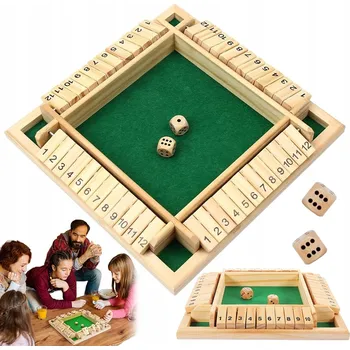 Desková hra BEDEE DREWNIANA GRA W KOŚCI hra s kostkami