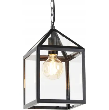 IP kamera Chytré venkovní závěsné svítidlo černé IP23 s Wi-Fi G95 - Amsterdam