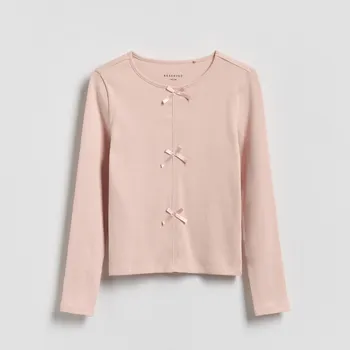 Reserved - GIRLS` T-SHIRT - pastelově růžová - 787HT-03X - 787HT-03X-134