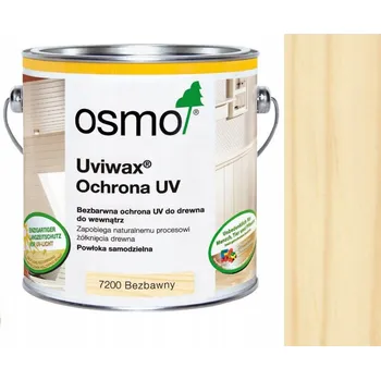 Olej na dřevo Osmo UVIWAX Vosk ochrana dřeva s UV filtrem 0,75 l BEZBARVÝ 7200