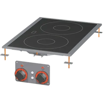 Kuchyňský gril PCCD-64ET - Sporák skloker. drop-in el. 2x drop-in plotýnka 400 V