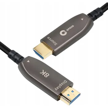 Video kabel Optický HDMI kabel AOC pro MONITOR 10m 8K 4K 3D – světlovodný, SOLIDNÍ
