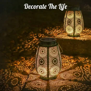 Venkovní osvětlení Solární Lampa LED IP65 Vintage se Závěsem