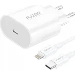 Síťová nabíječka FONENG USB typ C pro Apple 3000 mA 9 V bílá