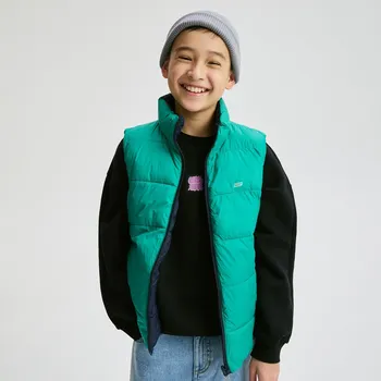 Chlapecká bunda Reserved - Oboustranná vesta - zelená - 796HF-77X - 796HF-77X-134