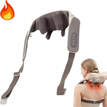 Bezpečnostní kamera ERGONOMICZNY MASAŻER SHIATSU KARKU S FUNKCÍ VYHŘÍVÁNÍ, PŘENOSNÁ