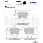 Sada brzdových destiček, kotoučová brzda DELPHI LP2225