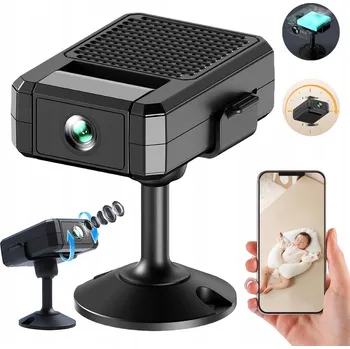 Mini Monitorovací Kamera 2.4GHz s Infračerveným Nočním Viděním a Mobilní Aplikací