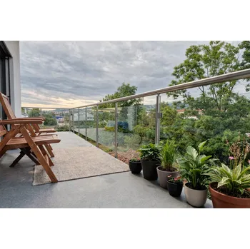 Zábradlí HK Zábradlí rovné E2BR-2 1000x1000 S