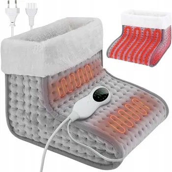 ELEKTRICKÝ OHŘÍVAČ NOHOU ELEKTRICKÉ BOTY PAPUČE VYHŘÍVANÉ OHŘÍVAČ ČASOVAČ