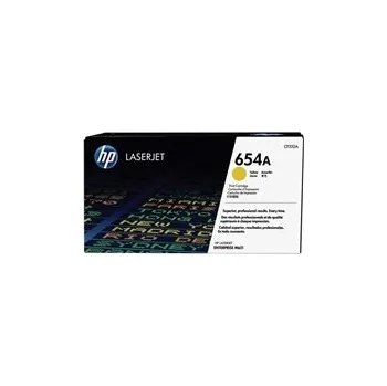 HP 654A Yellow LJ Toner Cart, CF332A (15, 000 pages)